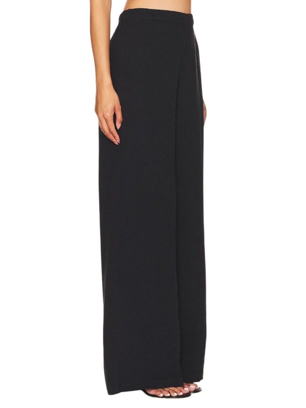 LSPACE Santos Pant in Black Large New Womens Wide leg relaxed fit - Picture 3 of 14